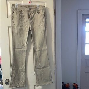 NOBO Tan Boot Cut Jeans Soft Worn-In Texture